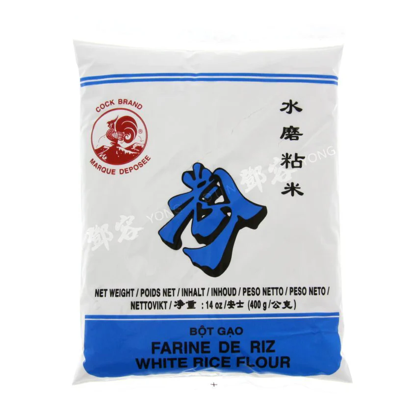 Cock Brand White Rice Flour 400Gms