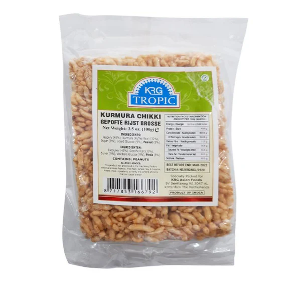 Krg Tropic Kurmura Chikki 100gms