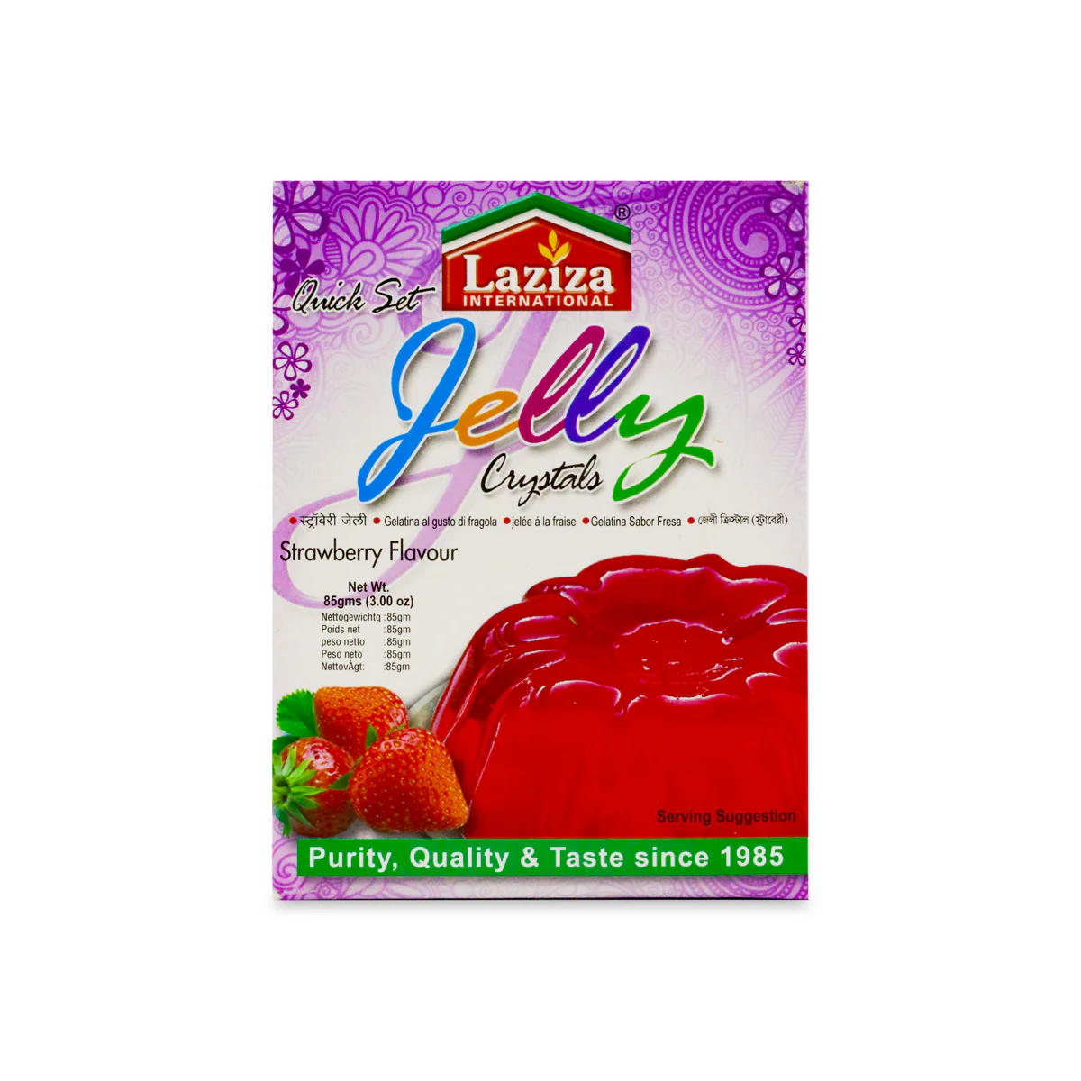 Laziza Jelly Strawberry Flavour 85Gms