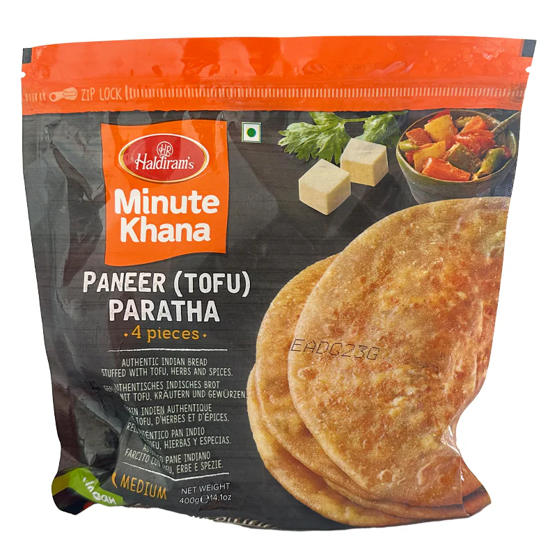 Haldiram Paneer (tofu) Paratha 400Gms