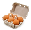 Oeufs Poules 6Pcs